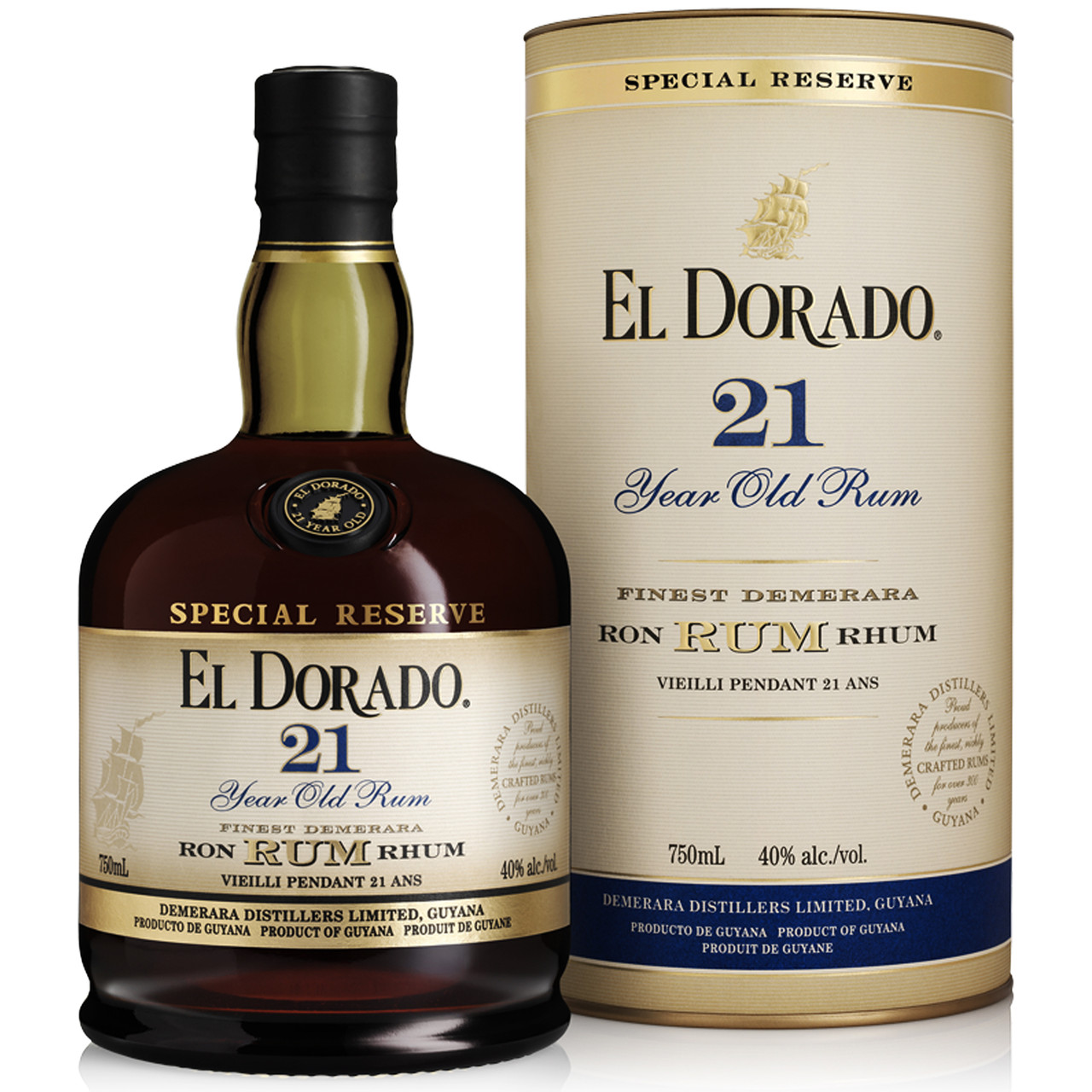 El Dorado 21yo 0,7 l 43% (tuba)