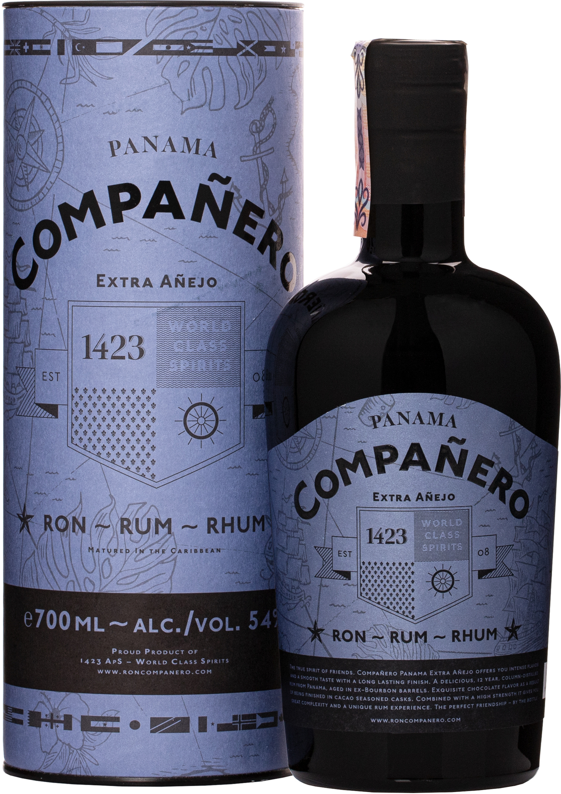 ostatní Companero Extra Anejo 12yo 0,7 l 54% (tuba)