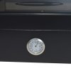 1836 2 humidor 25d black glass