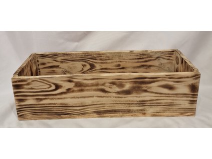 Truhlík plný - OPÁLENÝ - 60 cm