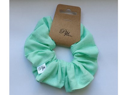 Gumička (Scrunchie) - Mátová