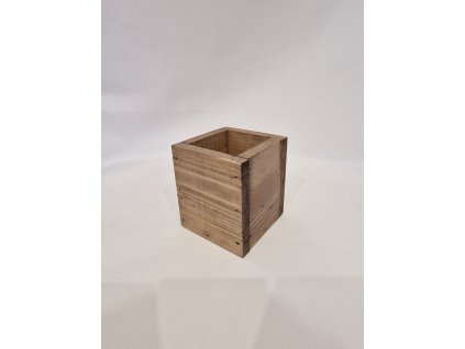 Bedýnka 8,5x9x10 cm - Tmavě hnědé moření