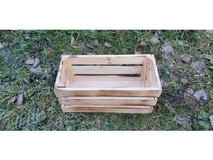 Bedýnka opálená - 21x10x10 cm - Opálené dřevo