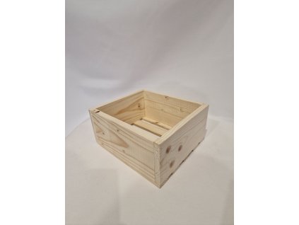 Bedýnka přírodní - 22,8x20x10,5 cm - Přírodní dřevo
