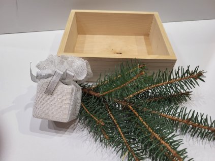 Tác malý 17,5x20x6,5 cm - Přírodní dřevo