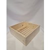 Bedýnka přírodní - 30,5x30x10,5 cm - Přírodní dřevo