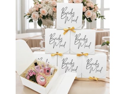8ks Dárková krabička Bridesmaid