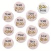 12ks Placky TEAM BRIDE & BRIDE TO BE 💍
