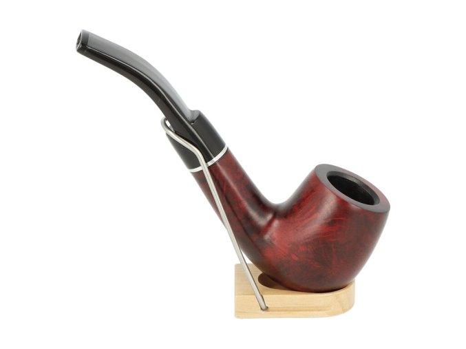 Dýmka Angelo zahnutá čer., II, filtr 9mm