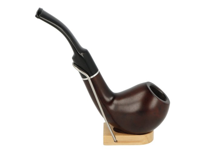 Dýmka Angelo zahnutá, V, filtr 9mm