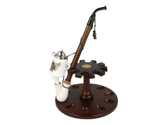 Dýmka keramická BPK 89-414.2 Zajíc ve skoku, 310mm  Dýmka keramická BPK 89-414.2 Zajíc ve skoku, 310mm