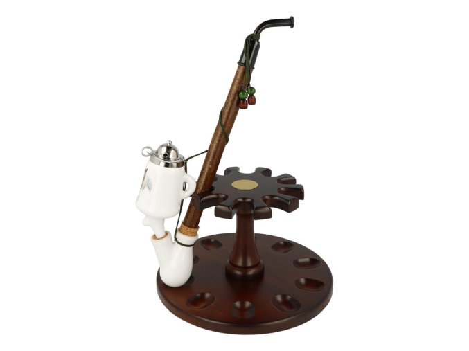 Dýmka keramická BPK 89-414.4 Šedý kůň (levá), 310mm  Dýmka keramická BPK 89-414.4 Šedý kůň (levá), 310mm