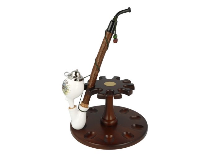 Dýmka keramická BPK 89-427.4 Kachna v trávě, 310mm  Dýmka keramická BPK 89-427.4 Kachna v trávě, 310mm