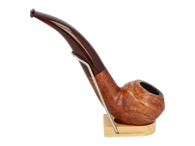 Dýmka MonteBello Bent Bulldog hnědá, hladká, filtr 9mm  Dýmka MonteBello Bent Bulldog hnědá, hladká, filtr 9mm