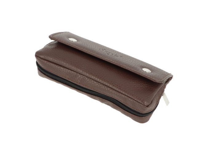 Pouzdro na 2 dýmky Angelo I, hnědé  Pouzdro na 2 dýmky Angelo I, hnědé