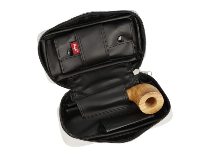 Pouzdro na 2 dýmky Angelo, šedé  Pouzdro na 2 dýmky Angelo, šedé