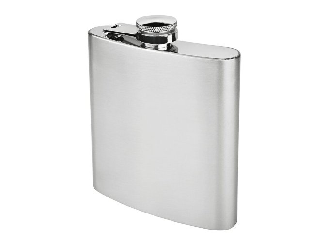 Placatka nerezová broušená, 200ml  Placatka nerezová broušená, 200ml