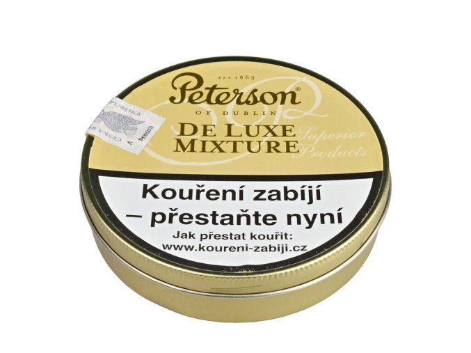 Dýmkový tabák Peterson De Luxe Mixture 50g TT  Dýmkový tabák Peterson De Luxe Mixture 50g TT
