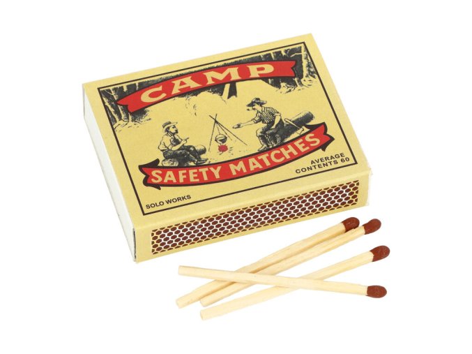 Zápalky dlouhé Solo, 55mm, 60ks  Zápalky dlouhé Solo, 55mm, 60ks