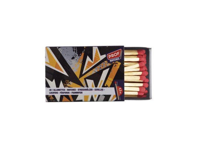 Zápalky Prof Pocket, 42mm, 40ks  Zápalky Prof Pocket, 42mm, 40ks