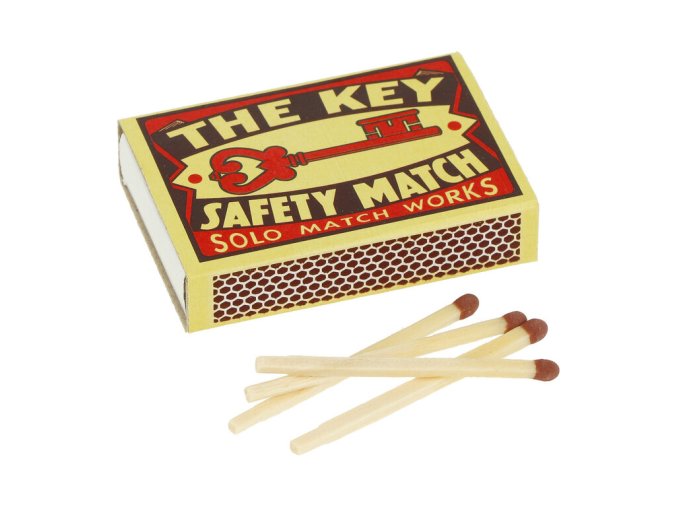 Kuřácké zápalky Solo, 44mm, 36ks  Kuřácké zápalky Solo, 44mm, 36ks
