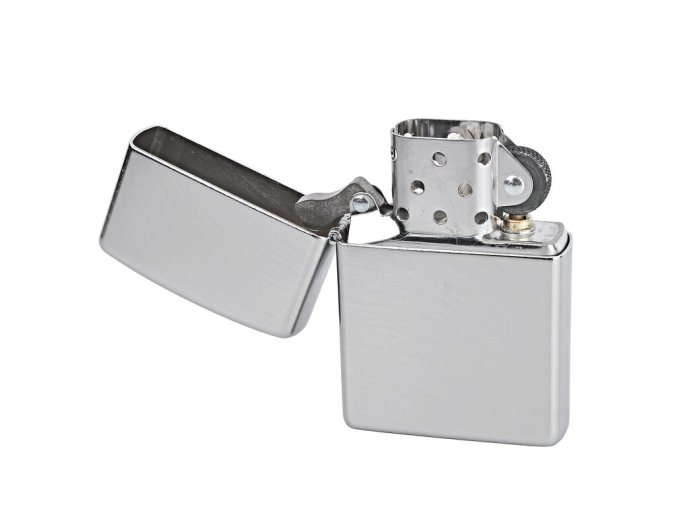 Zapalovač Zippo Chrome Arch, broušený  Zapalovač Zippo Chrome Arch, broušený
