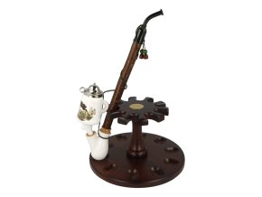 Dýmka keramická BPK 89-414.14 Jelen ve skoku, 310mm  Dýmka keramická BPK 89-414.14 Jelen ve skoku, 310mm