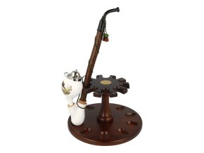 Dýmka keramická BPK 89-427.17 Srnec ve skoku, 310mm  Dýmka keramická BPK 89-427.17 Srnec ve skoku, 310mm