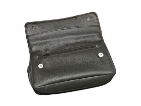 Pouzdro na 2 dýmky Etue, černohnědé, koženka  Pouzdro na 2 dýmky Etue, černohnědé, koženka