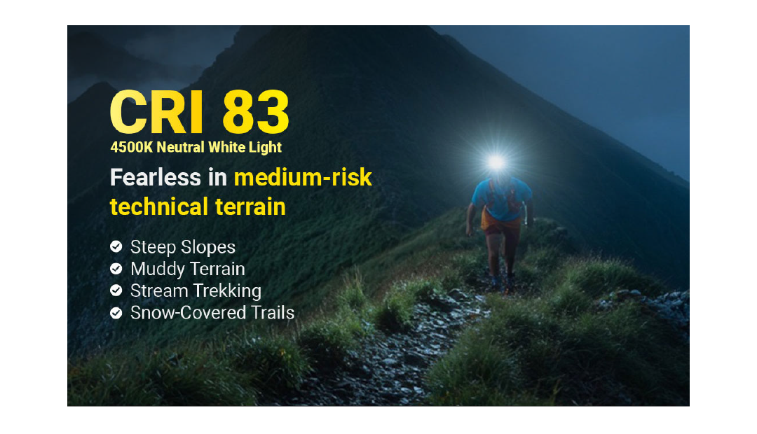 CRI 83 – 4500 K neutrálne svetlo