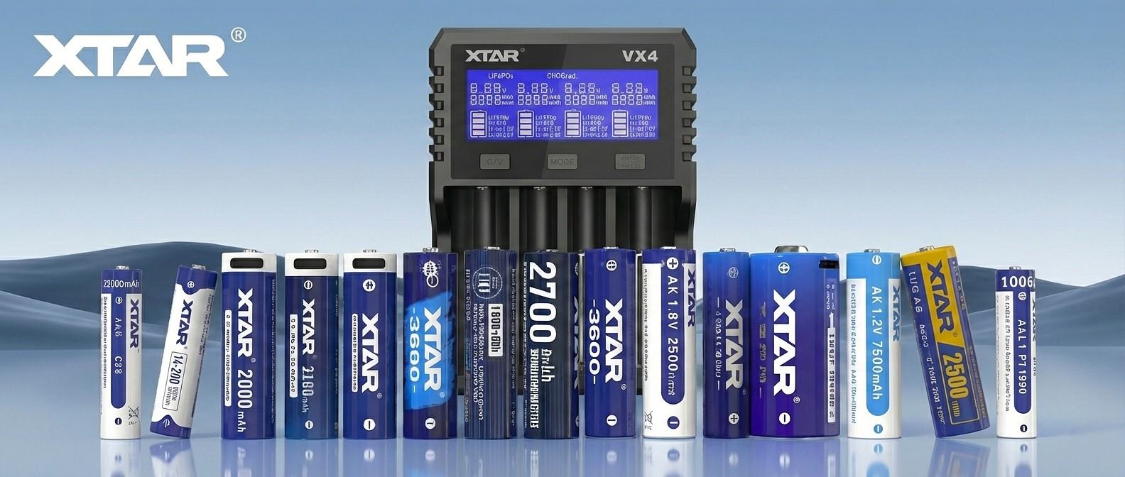 XTAR Li-ion 1,5V AA AAA batérie