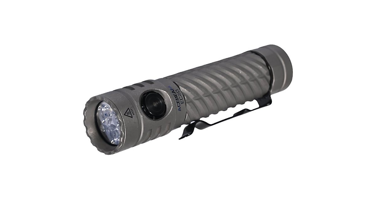 AceBeam EC20 SFT-25R HI Titanium – titánové telo stonewash, prémiová limitovaná EDC baterka