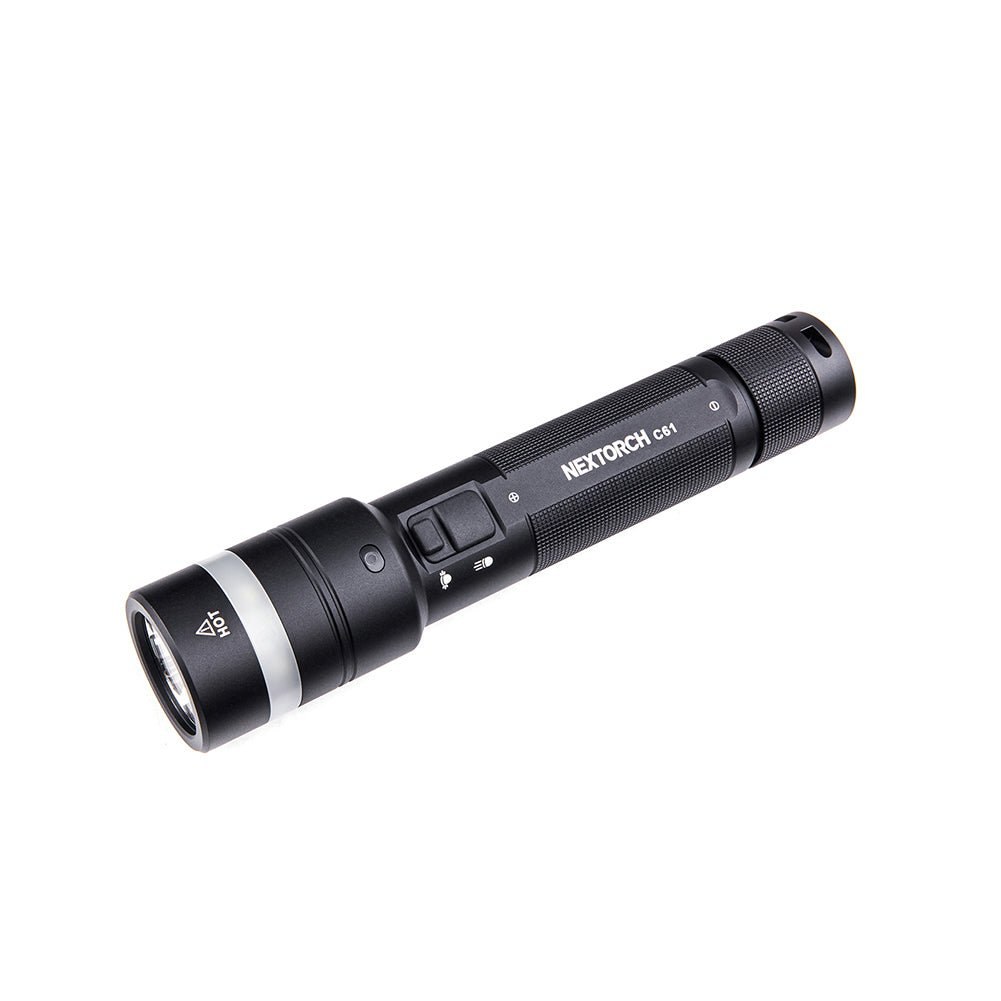 Nextorch C61 — dvojlúčová LED baterka so spot lúčom a bočným 360° svetlom