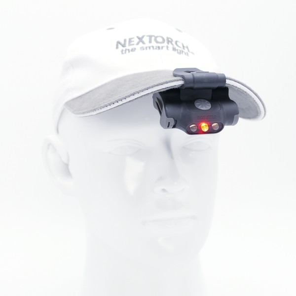 Nextorch ECO STAR — multifunkčný klipový držiak na čiapku, vrecko, batoh a MOLLE popruhy