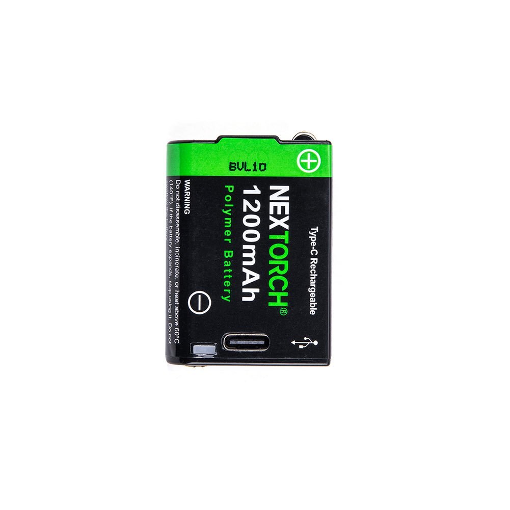 Akumulátor Nextorch 1200 mAh Li-Po s USB-C portom pre čelovku eStar