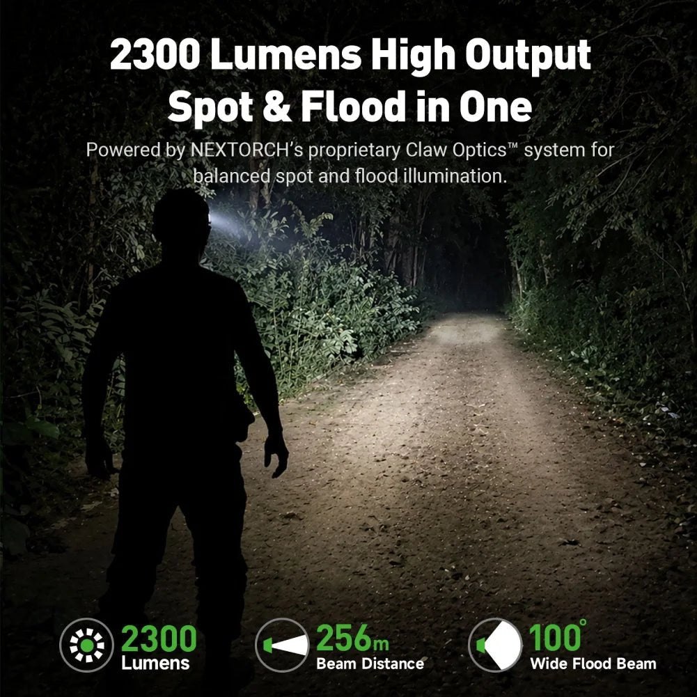 Nextorch hiStar — 2300 lúmenov, dosvit 256 metrov a 100-stupňový rozptylový lúč