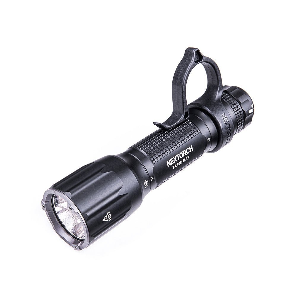 Nextorch TA30D MAX — taktická vyhľadávacia LED baterka s taktickým krúžkom FR-3