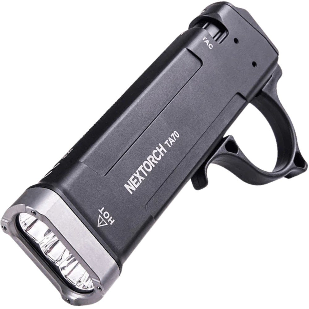 Nextorch TA70 — vlajková taktická baterka s úchopovým krúžkom, 3500 lm