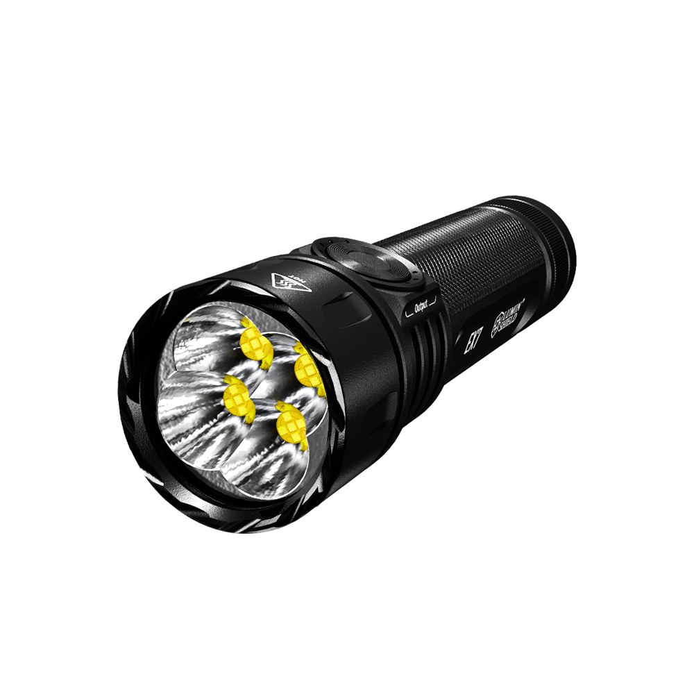 Nitecore EX7 profesionálna baterka s variabilným lúčom — 20-jadrové M515S LED, 6000 lúmenov a dosvit 500 metrov