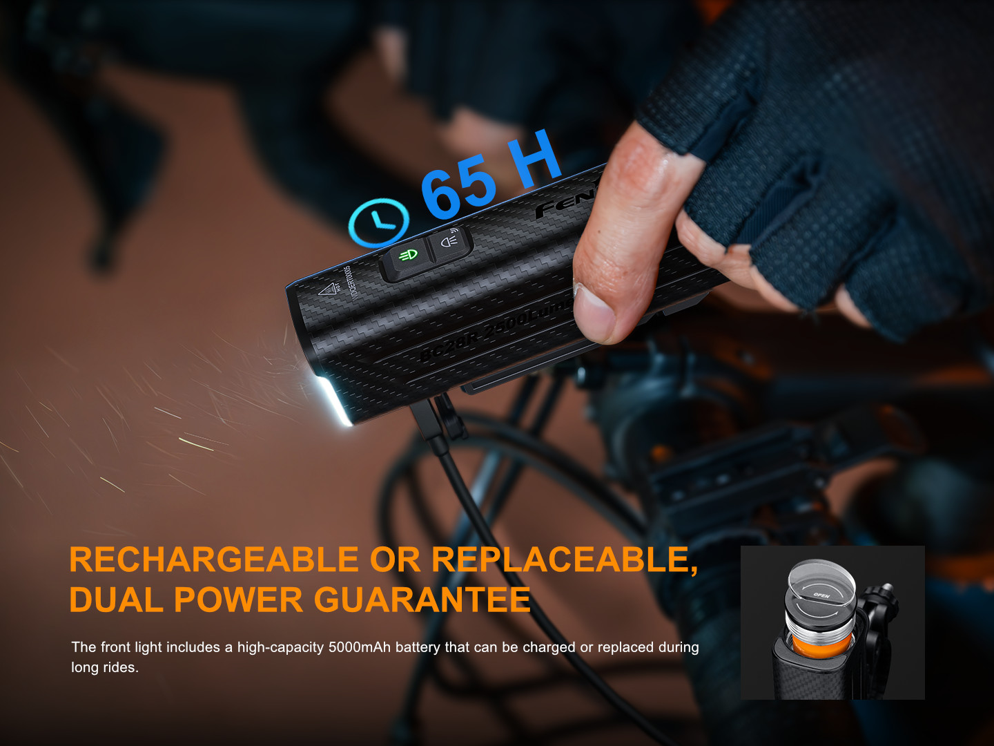 Fenix BC28R Emerald – nabíjanie cez USB-C a vymeniteľný akumulátor 21700 s kapacitou 5000 mAh na 65 hodín svietenia