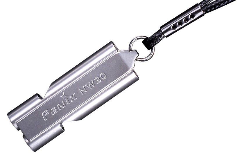 Nerezová píšťalka na prežitie Fenix NW20 — 120 dB, 20 gramov