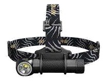 Nitecore HC33 kovová čelovka v tvare L s CREE XHP35 HD LED a nylonovou čelenkou — 1800 lúmenov na 18650 batériu