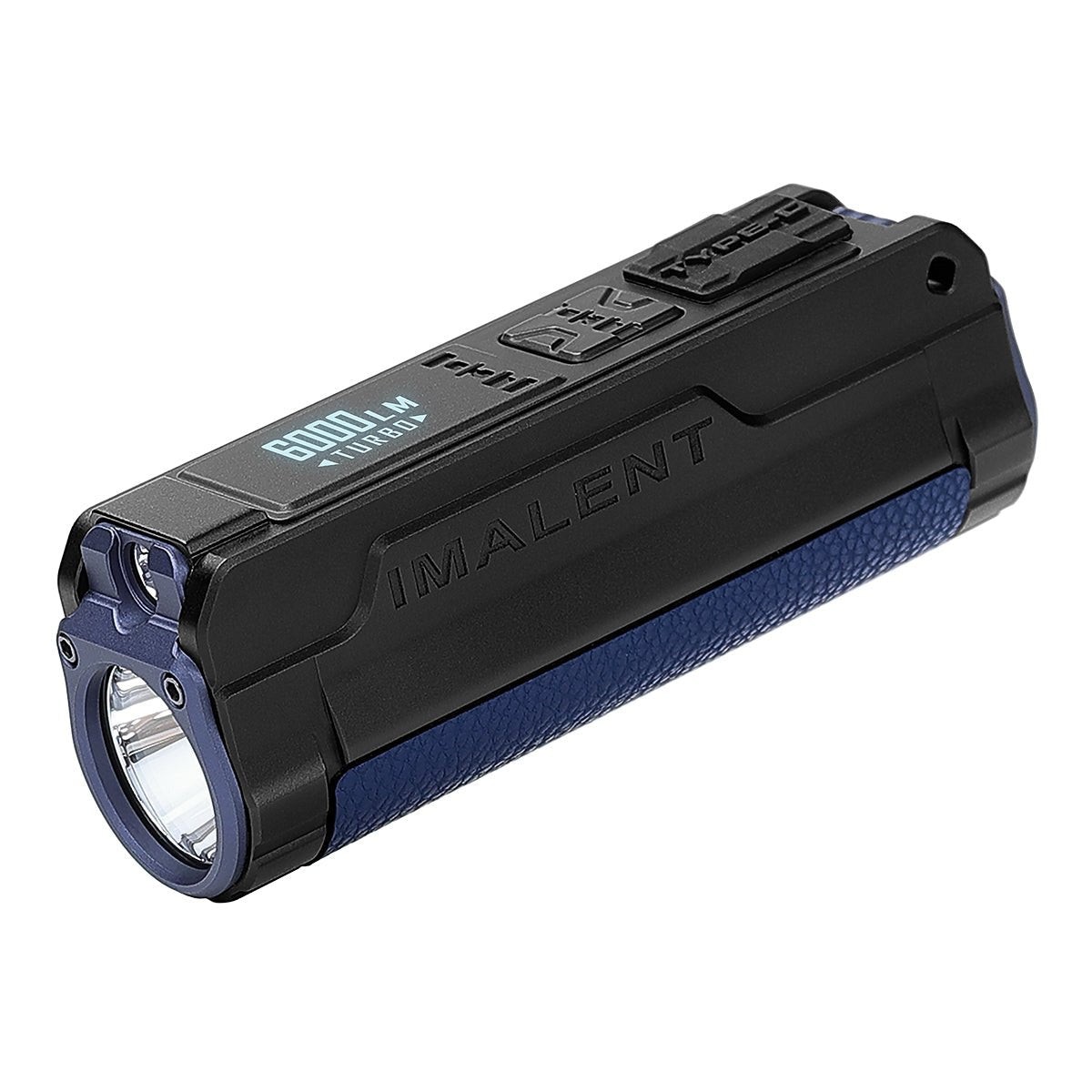 Imalent BL70 kompaktná EDC baterka 6000 lm s bielou a červenou LED a OLED displejom