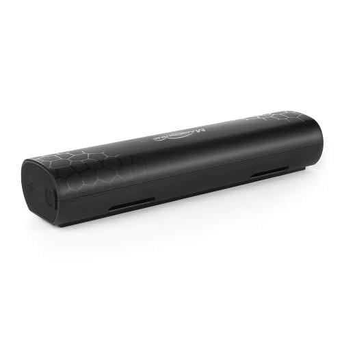 Batéria Magicshine MJ-6116C z bočnej strany s dvomi pozdĺžnymi drážkami pre sťahovací pás