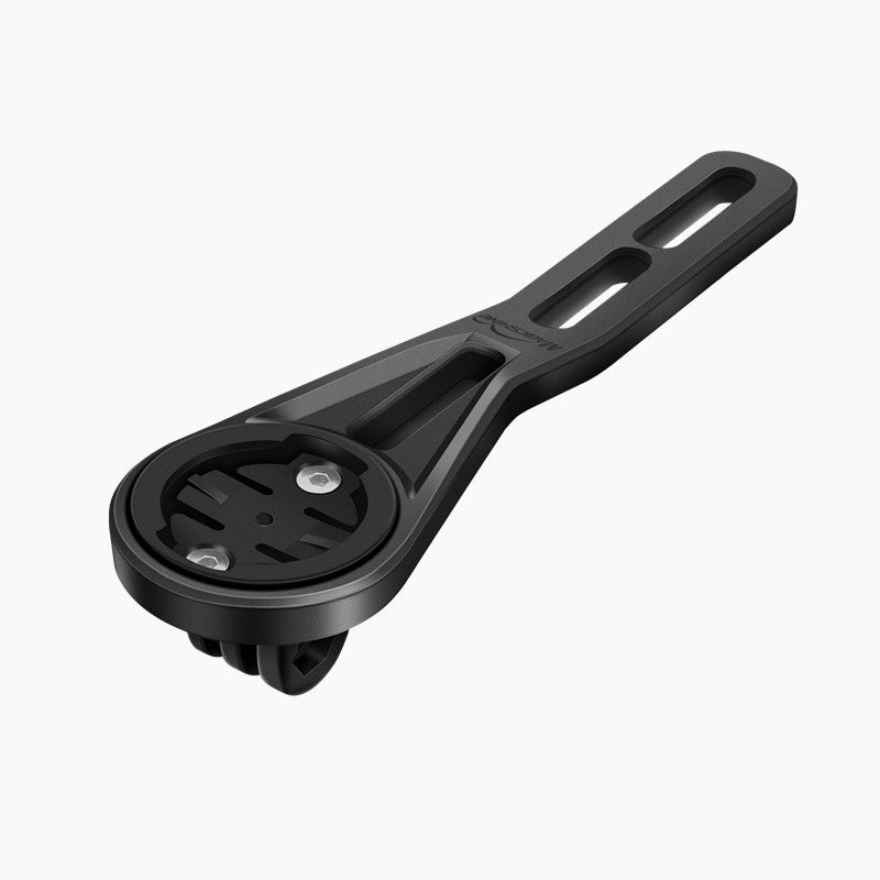 Magicshine MJ-6536 MAA AERO predsadený držiak, ploché rameno s drážkami, pätka Garmin hore a GoPro vidlica dole