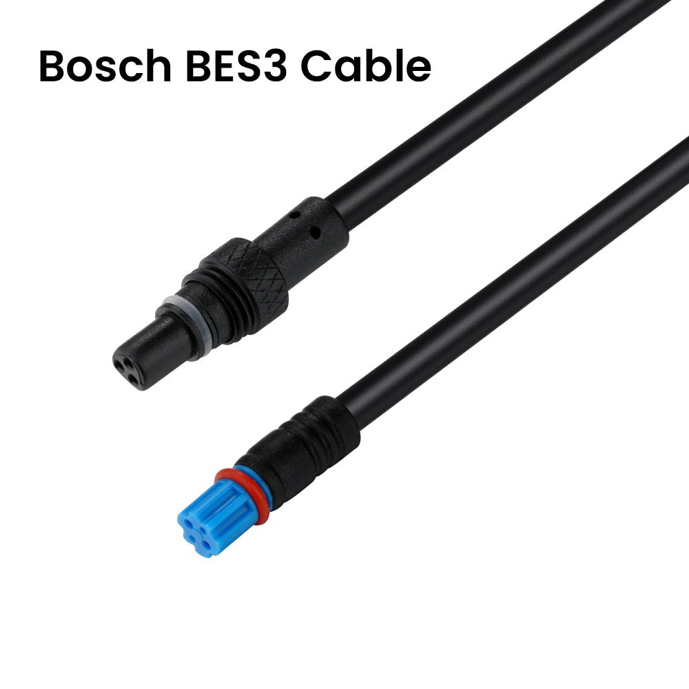 Magicshine kábel pre e-bike Bosch Gen4 BES3 k svetlu ME 2000 V2.0 s modrým guľatým 3-pinovým konektorom