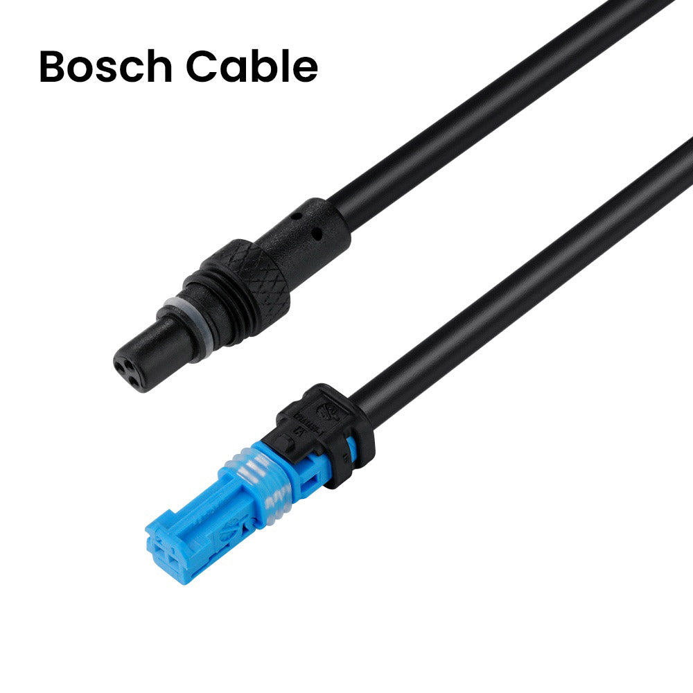 Magicshine kábel pre e-bike Bosch k svetlu ME 2000 V2.0 s modrým plochým obdĺžnikovým konektorom do pohonu