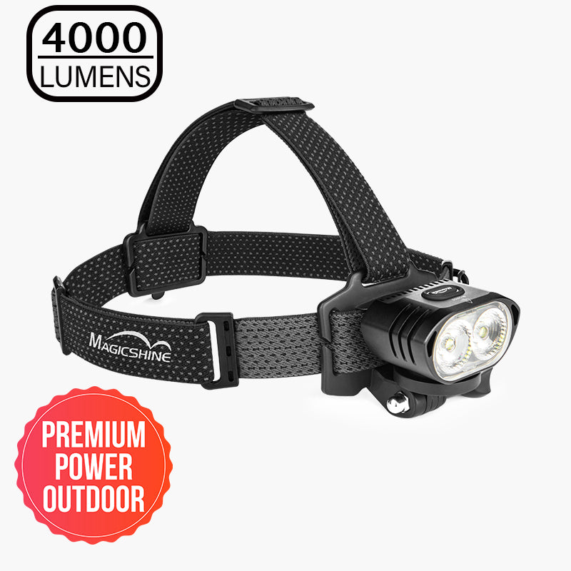 Magicshine MOH 55 PRO Aquila &mdash; outdoorová čelovka 4000 lm s dvoma LED CREE XHP50.2 a hlavovým popruhom