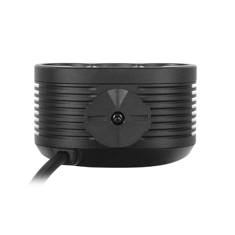 Hlava cyklosvetla Magicshine MONTEER s nasadenou spodnou základňou MJ-6278 a imbusovou skrutkou v strede