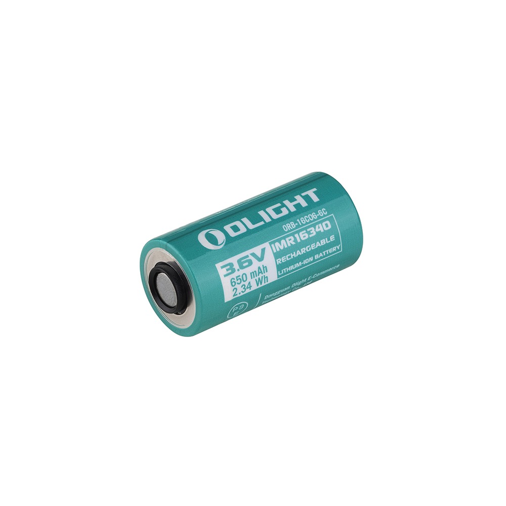 Akumulátor Olight ORB-16C06-6C 16340 3,6 V 650 mAh 2,34 Wh s ochranou proti prebitiu, vybitiu a prehriatiu